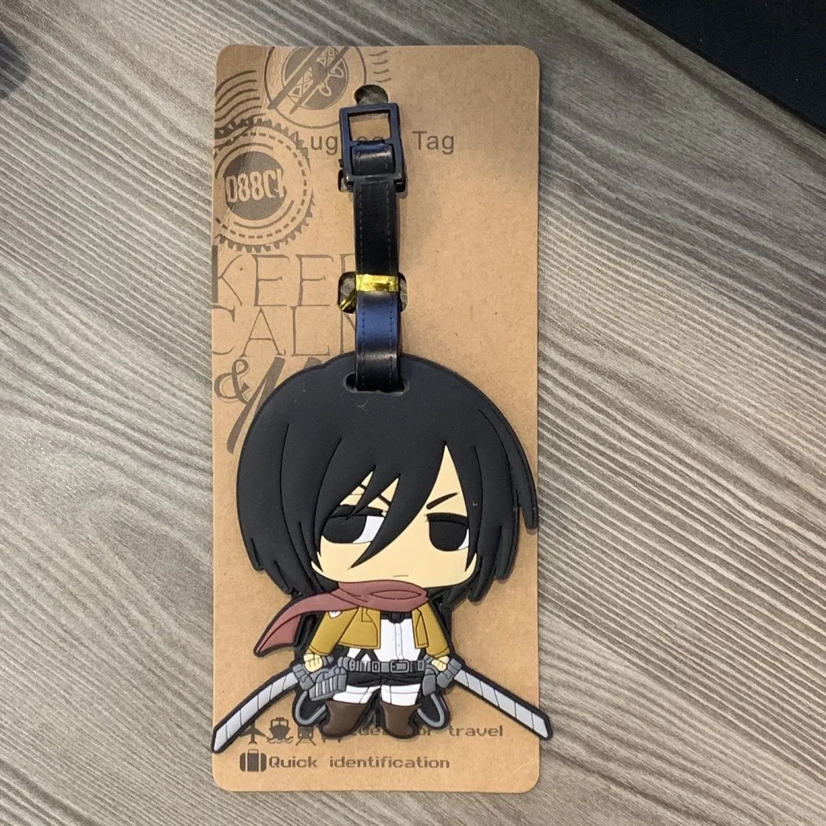 Anime Cartoon Cute Attack Giant Wings of Freedom Soldier Nagao Mikasa Travel Totem Running Li Pai Bag Pendant Q
Anime Cartoon Cute Attack Giant Wings of Freedom Soldier Nagao Mikasa Travel Totem Running Li Pai Bag Pendant Q