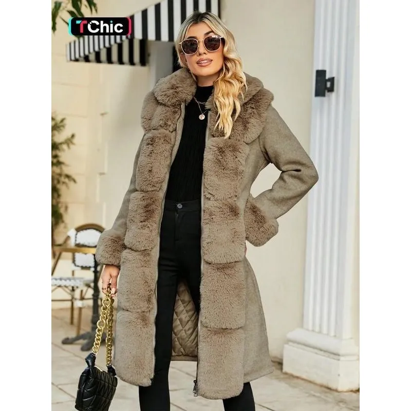 Fur Collar Long Coat Women's Fake Fur Collar Jacket Cross-Border No Brand Registered Trademark Spring 2026
Fur Collar Long Coat Women's Fake Fur Collar Jacket Cross-Border No Brand Registered Trademark Spring 2026