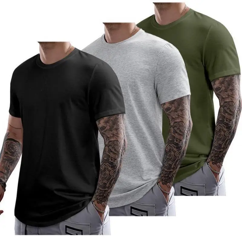 Men's Cotton T-irt 3-piece Set Svel Cross-Border New Sle Comfortable Breathable Faionable Autumn Collection
Men's Cotton T-irt 3-piece Set Svel Cross-Border New Sle Comfortable Breathable Faionable Autumn Collection