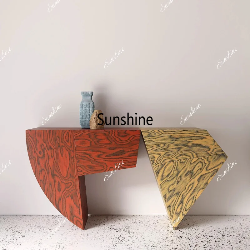 Modern light luxury solid wood porch cabinet facing the door Italian style cabinet against the wall
Modern light luxury solid wood porch cabinet facing the door Italian style cabinet against the wall