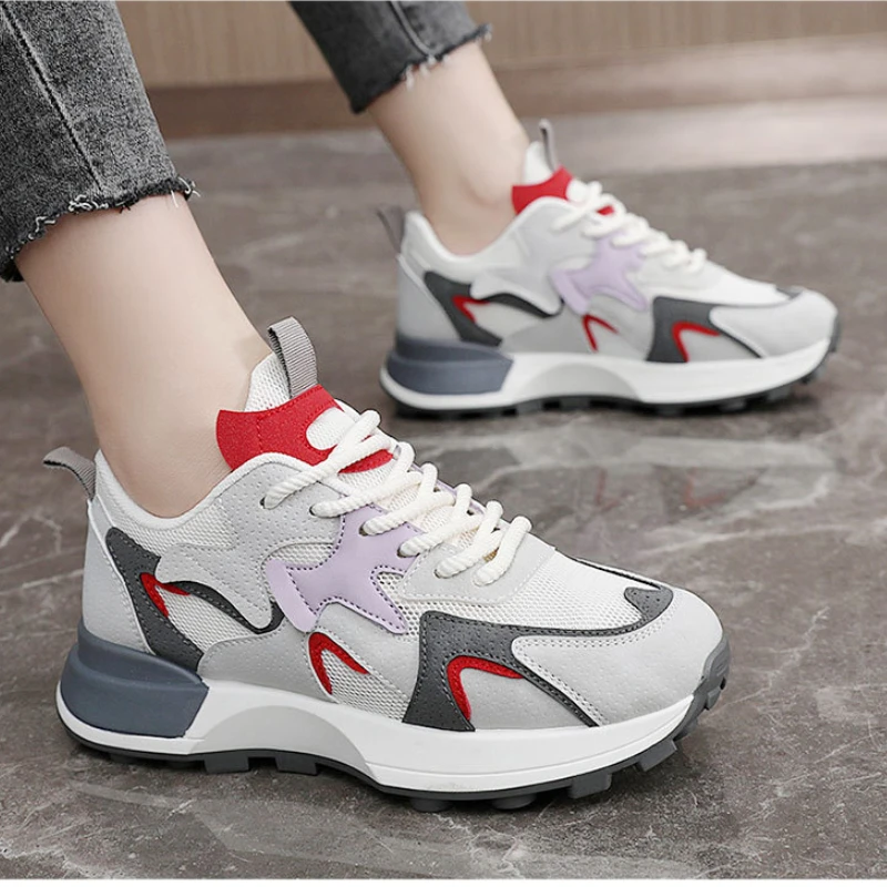 Women's Summer Sneakers Fashion Color Blocking Sports Tennis Shoes Ladies Breathable Running Trainers Athletic Shoe Footwear
Women's Summer Sneakers Fashion Color Blocking Sports Tennis Shoes Ladies Breathable Running Trainers Athletic Shoe Footwear