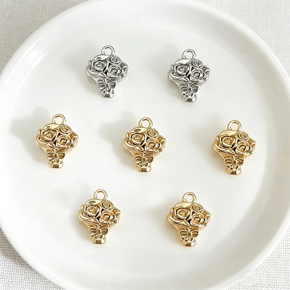 Cordial Design 12*15MM 30Pcs Jewelry Accessories/Charms/Bouquet Shape/Copper Pendant/Hand Made/Genuine Gold Plating #196360
Cordial Design 12*15MM 30Pcs Jewelry Accessories/Charms/Bouquet Shape/Copper Pendant/Hand Made/Genuine Gold Plating #196360