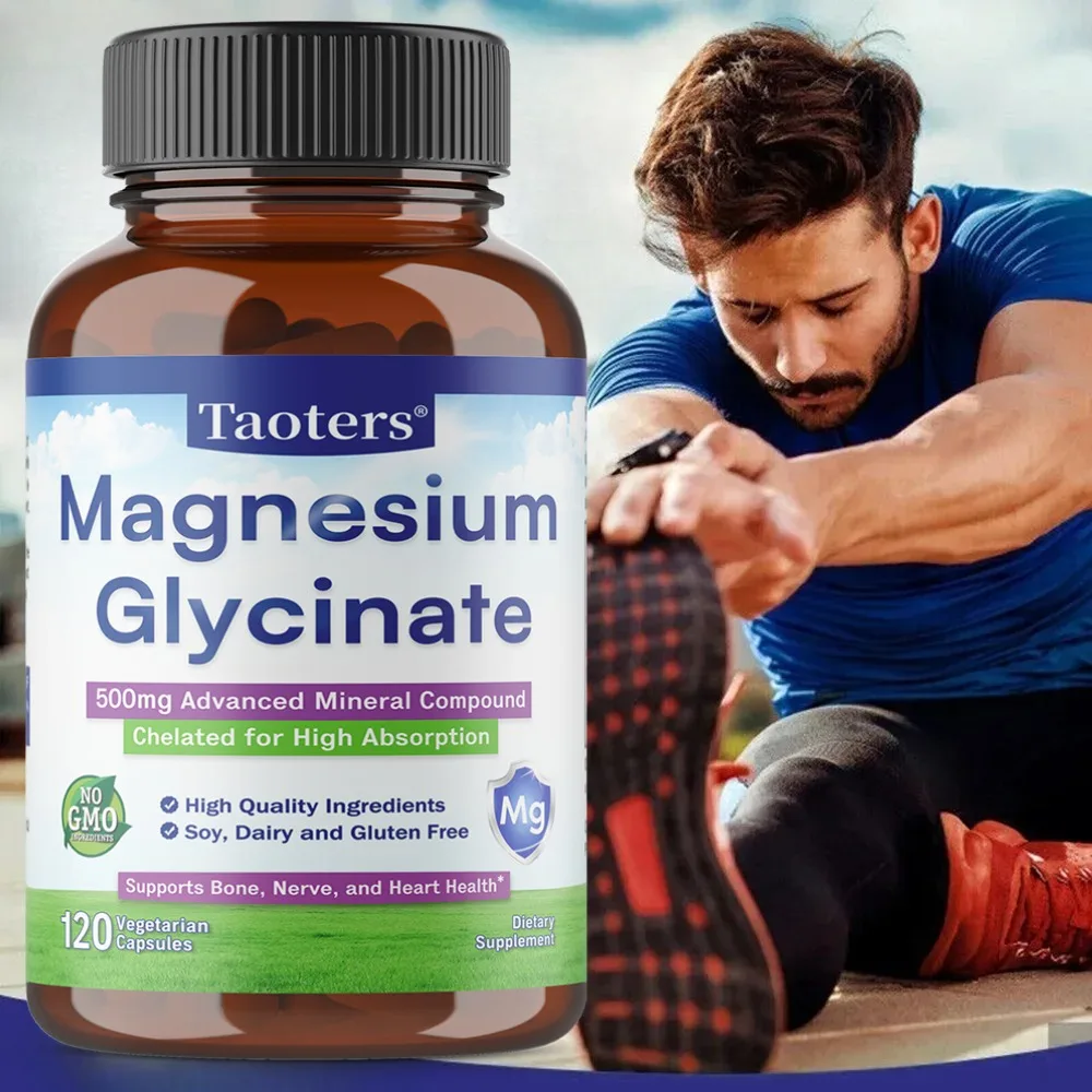 Magnesium Glycinate - Nerves System, Sleep Quality Support, Reduce Stress, and Promote Healthy Sleep, Muscle Growth
Magnesium Glycinate - Nerves System, Sleep Quality Support, Reduce Stress, and Promote Healthy Sleep, Muscle Growth