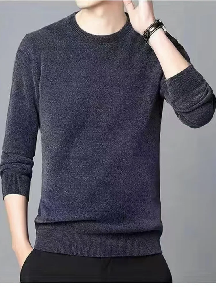 Thiened Fce Long Sve эластичный теплый зимний свитер для мужчин среднего возраста, повседневный удобный мягкий вязаный топ
Thiened Fce Long Sve эластичный теплый зимний свитер для мужчин среднего возраста, повседневный удобный мягкий вязаный топ