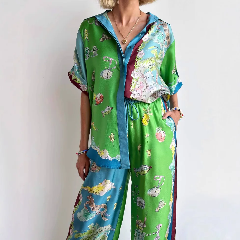 2025 ort Sve Color Blo Vaion Комплект веревки для отдыха Женский комплект Faion Длинные брюки Летняя коллекция Высокое соотношение процентов
2025 ort Sve Color Blo Vaion Комплект веревки для отдыха Женский комплект Faion Длинные брюки Летняя коллекция Высокое соотношение процентов