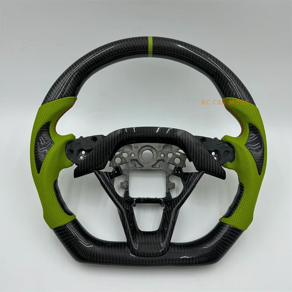 Customized Carbon fiber Green Perforated Leather Steering Wheel For HONDA Accord 10th 2018 2019 2020 2021 2022 2023
Customized Carbon fiber Green Perforated Leather Steering Wheel For HONDA Accord 10th 2018 2019 2020 2021 2022 2023