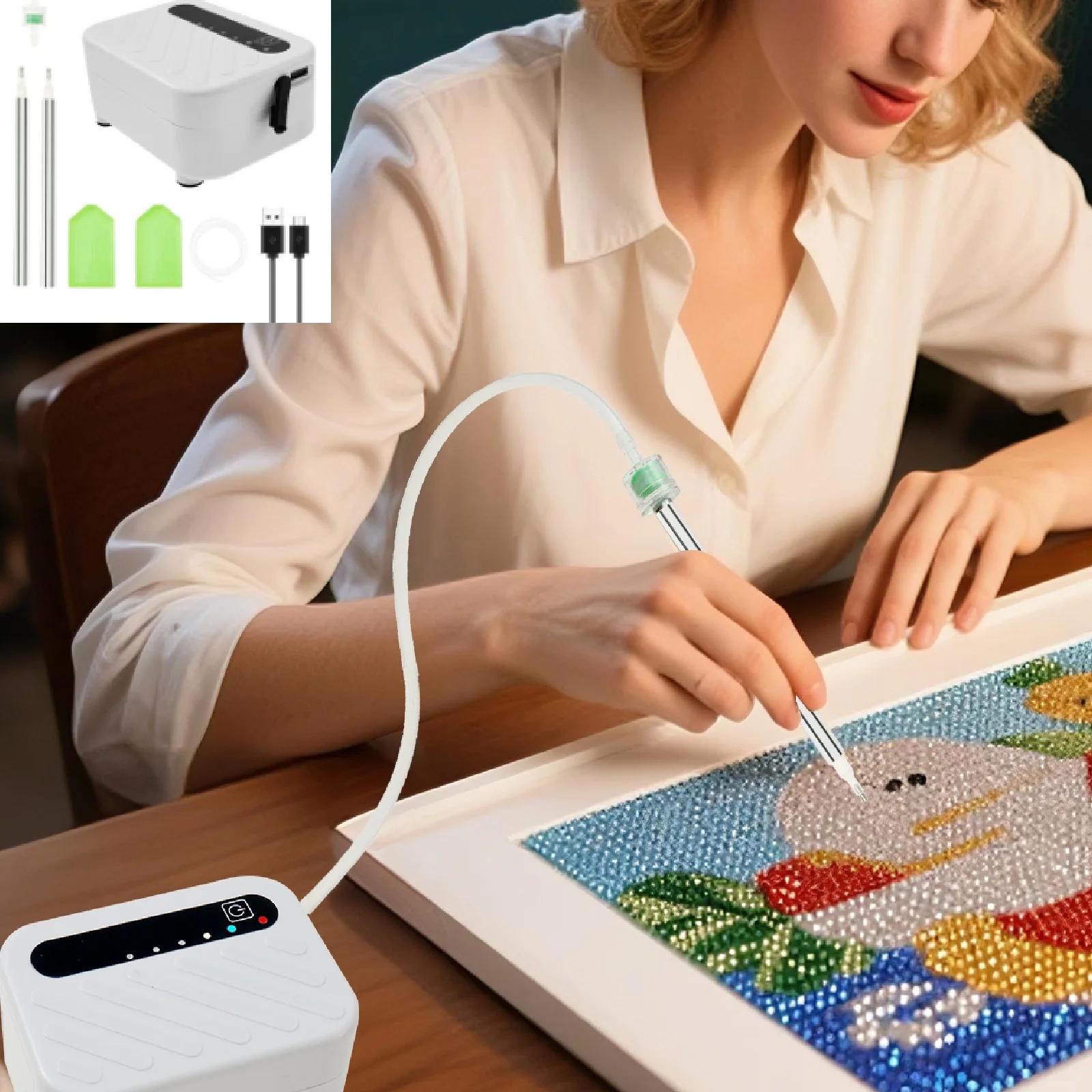 Diamond Art Craft Painting Stick Drill Pen Adjustable Suction Diamond Art Pen Set for DIY Craft Jewelry Bead Rhinestone Tool
Diamond Art Craft Painting Stick Drill Pen Adjustable Suction Diamond Art Pen Set for DIY Craft Jewelry Bead Rhinestone Tool