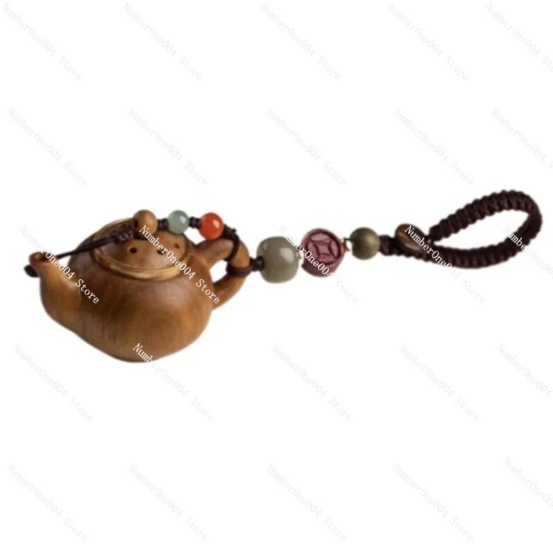 Green Sandalwood Handle Pot Keychain Teapot Hand Handle Piece Mahjong Artifact Handle Hu Wen Play Plate Play Pendant
Green Sandalwood Handle Pot Keychain Teapot Hand Handle Piece Mahjong Artifact Handle Hu Wen Play Plate Play Pendant