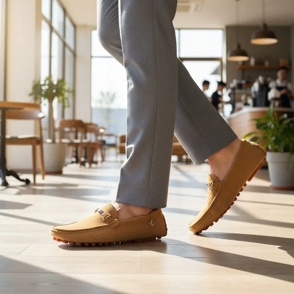 YRZL Loafers Men Luxury Brand Size 48 Moccasins Shoes Men Suede Leather Loafers Shoes Slip on Non-slip Driving Loafers for Men
YRZL Loafers Men Luxury Brand Size 48 Moccasins Shoes Men Suede Leather Loafers Shoes Slip on Non-slip Driving Loafers for Men