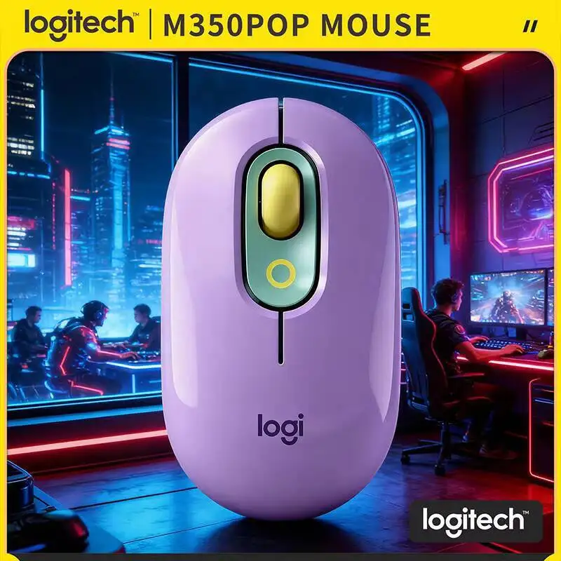 Беспроводная Bluetooth-мышь Logitech M350 POP для малого офиса, ПК, Mac, настольных компьютеров, компактная
Беспроводная Bluetooth-мышь Logitech M350 POP для малого офиса, ПК, Mac, настольных компьютеров, компактная
