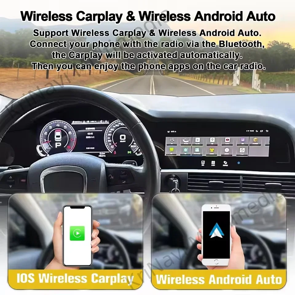 Android 14.0 For Audi Q7 4L 2008-2018 Car Dashboard LCD Digital Instrument Speedometer Dual Screen CarPlay Multimedia Playe
Android 14.0 For Audi Q7 4L 2008-2018 Car Dashboard LCD Digital Instrument Speedometer Dual Screen CarPlay Multimedia Playe