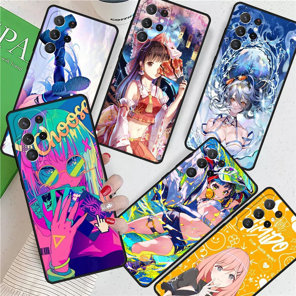 Милый мультфильм аниме девушка для Samsung Galaxy S24 Ultra S21 S22 S8 S9 S10E Note 10 20 Plus FE S23 чехол для телефона Coque
Милый мультфильм аниме девушка для Samsung Galaxy S24 Ultra S21 S22 S8 S9 S10E Note 10 20 Plus FE S23 чехол для телефона Coque