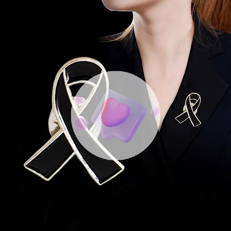 1/5/10Pcs Black White Ribbon Pin Badge Brooch Funerals Memorial Pin Enamel Black Ribbon Badge Mourning Badge Funeral Pin Brooch
1/5/10Pcs Black White Ribbon Pin Badge Brooch Funerals Memorial Pin Enamel Black Ribbon Badge Mourning Badge Funeral Pin Brooch