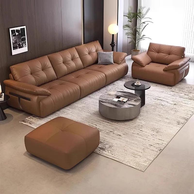 Leather Sofa Living Room 2026 New Cloud First-Layer Genuine Durable Portable Italian Minimalist Straight Bar Sponge One Seat
Leather Sofa Living Room 2026 New Cloud First-Layer Genuine Durable Portable Italian Minimalist Straight Bar Sponge One Seat