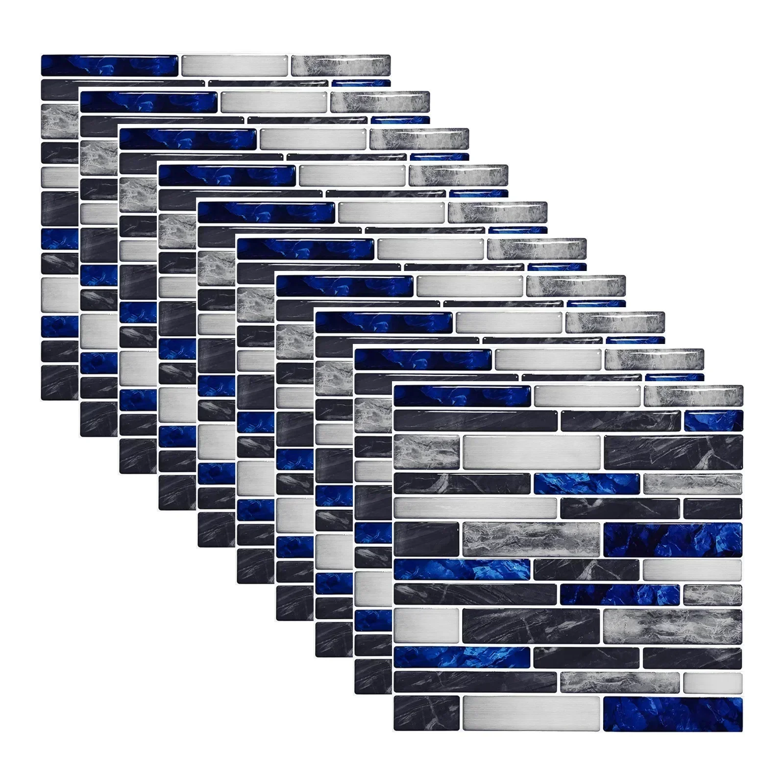 10PCS 10x10cm Wall Stickers Self Adhesive Tile Sticker Simulation Marble Embossed Mosaic Pattern Kitchen Bathroom Wall Decor
10PCS 10x10cm Wall Stickers Self Adhesive Tile Sticker Simulation Marble Embossed Mosaic Pattern Kitchen Bathroom Wall Decor