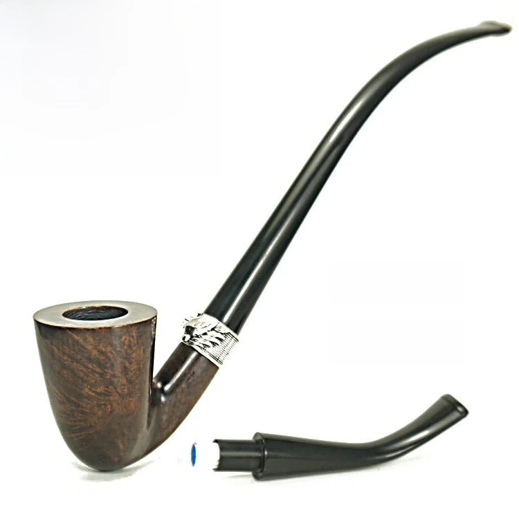 Большая деревянная трубка ручной работы в старинном стиле, длинная трубка для чтения, с двойным мундштуком, из вишневого дерева, для курения
Большая деревянная трубка ручной работы в старинном стиле, длинная трубка для чтения, с двойным мундштуком, из вишневого дерева, для курения