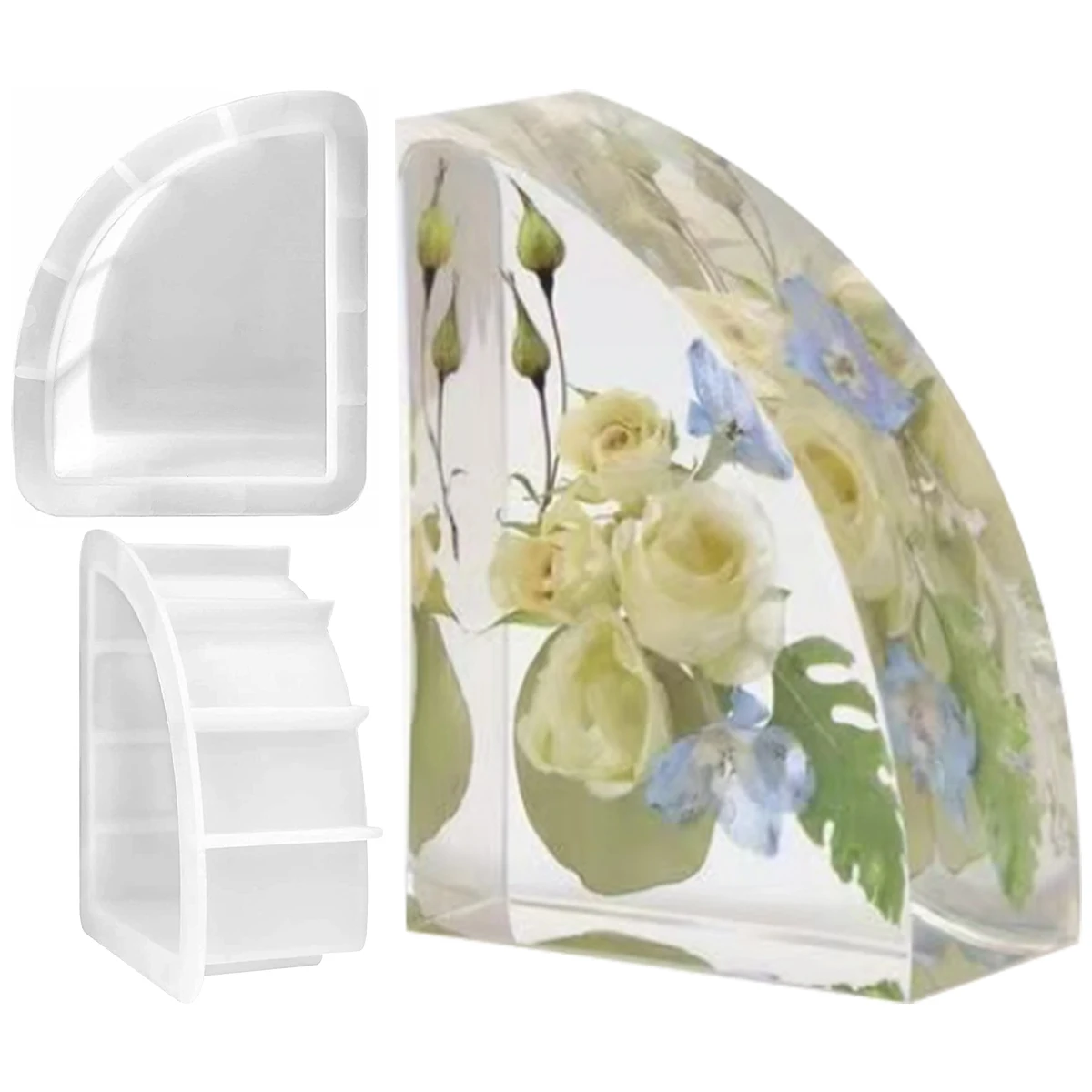 2/4 шт., силиконовые формы для книг в форме веера
2/4 шт., силиконовые формы для книг в форме веера