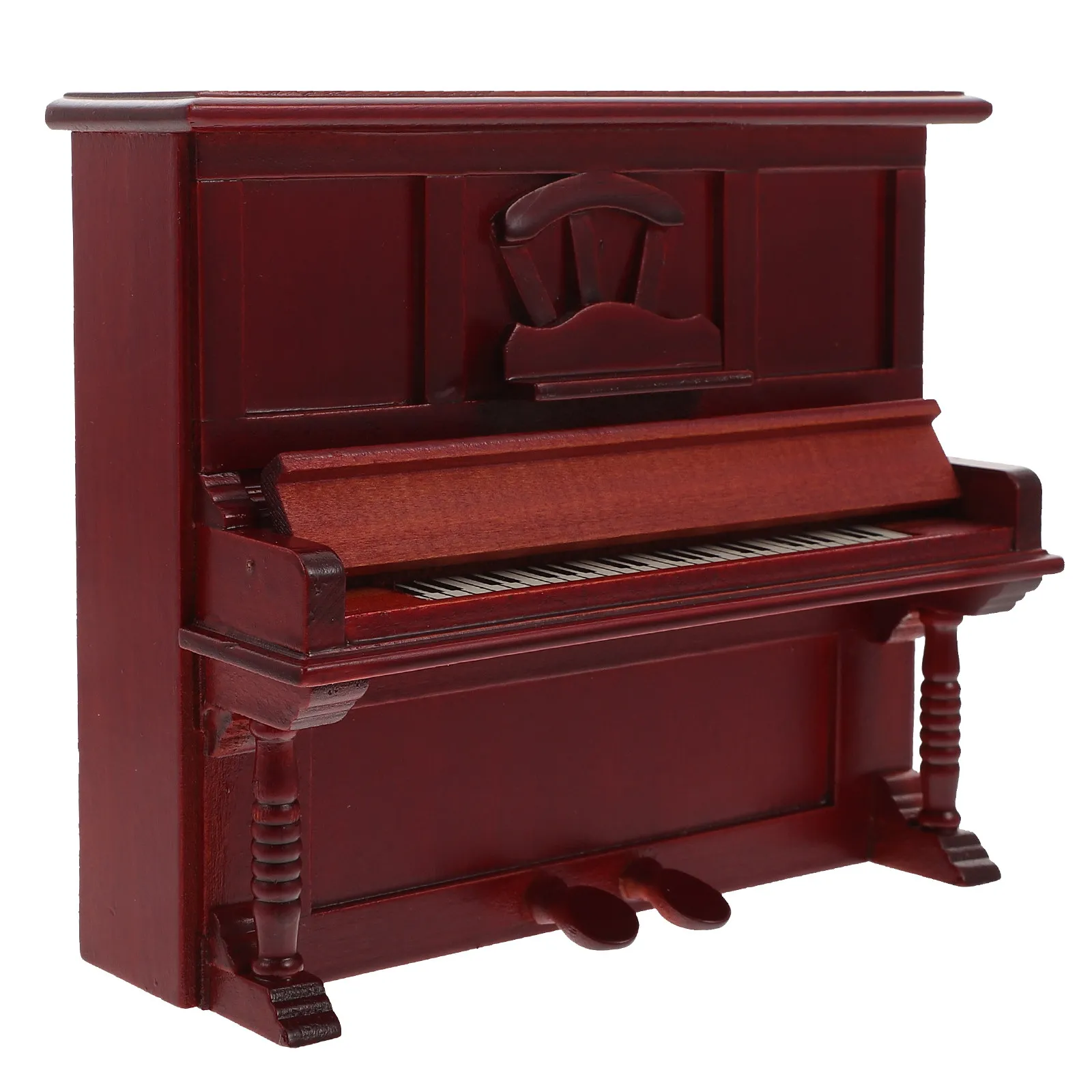 Mini Wooden Piano Vintage Style Home Decor Small House Accessories Dollhouse Decoration Miniature Piano Ornament
Mini Wooden Piano Vintage Style Home Decor Small House Accessories Dollhouse Decoration Miniature Piano Ornament
