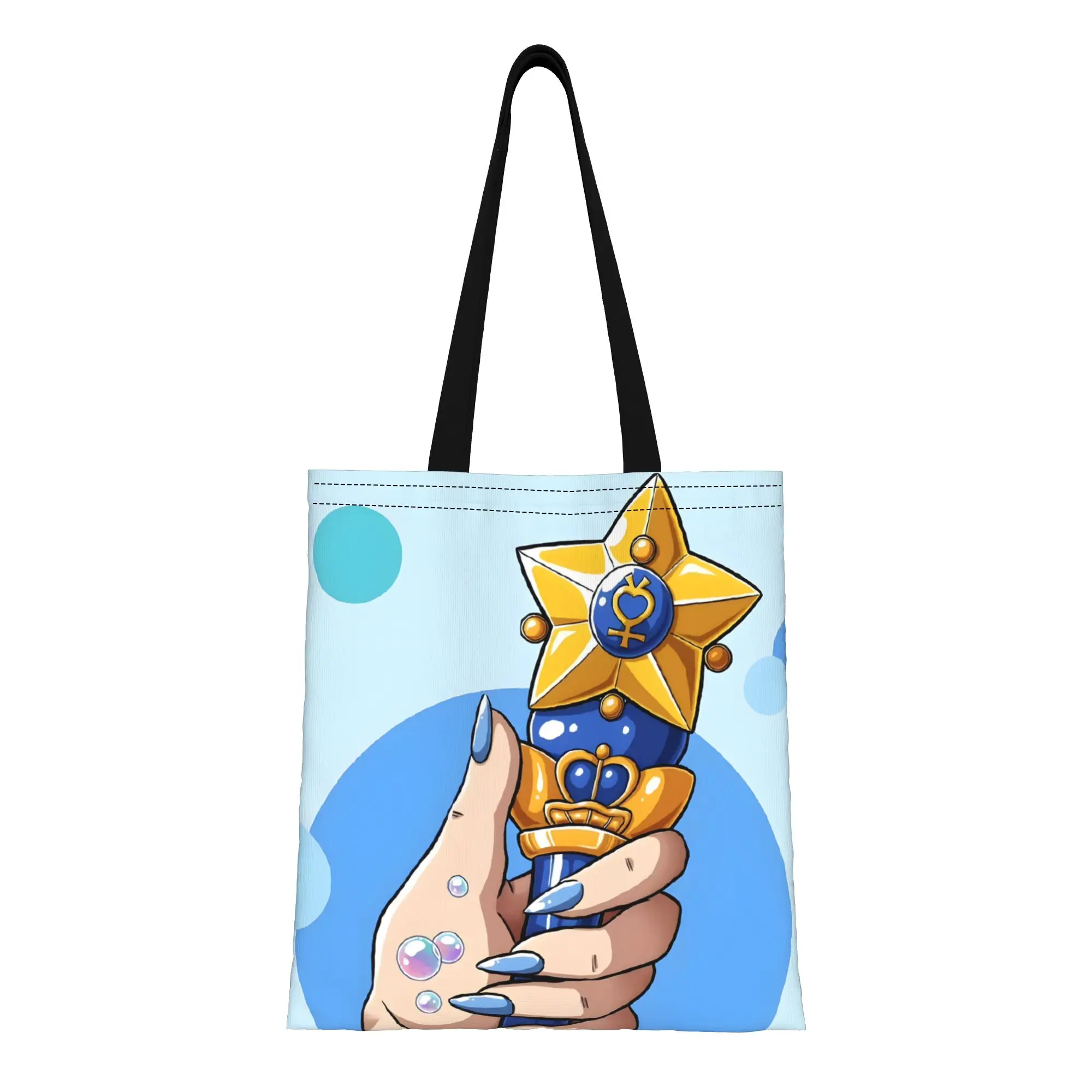 1PC Mercury Staff Canvas Tote Bag Sailor Moon Canvas Tote Bag Perfect for Shopping Grocery Travel & Outdoor
1PC Mercury Staff Canvas Tote Bag Sailor Moon Canvas Tote Bag Perfect for Shopping Grocery Travel & Outdoor