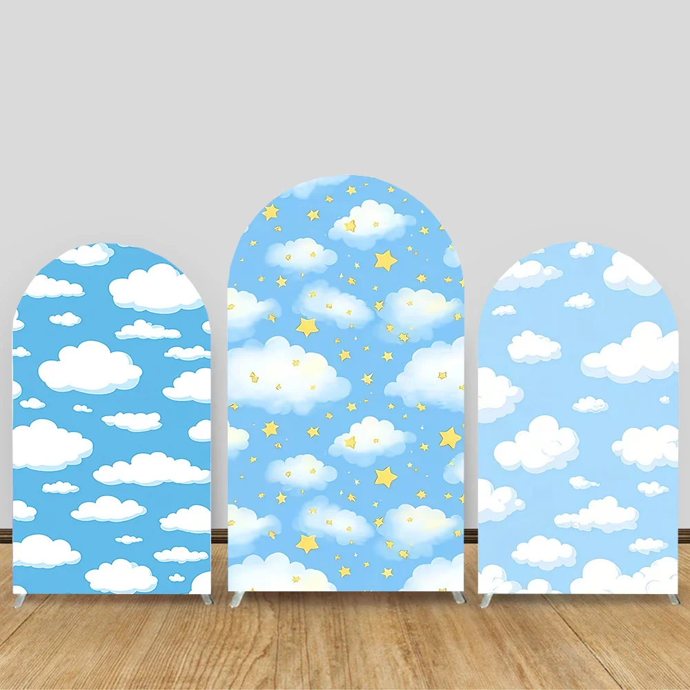 Blue Sky And White Clouds Theme Background Cover Arched Decorative Background For Birthday And Wedding Party Events
Blue Sky And White Clouds Theme Background Cover Arched Decorative Background For Birthday And Wedding Party Events