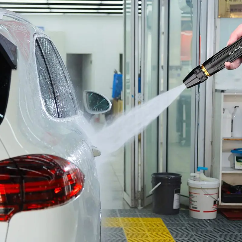 High-Pressure Water Gun Household Car Wash Water Black Car Wash Nozzle Diamond Water Watering Pipe Car Wash Gun
High-Pressure Water Gun Household Car Wash Water Black Car Wash Nozzle Diamond Water Watering Pipe Car Wash Gun