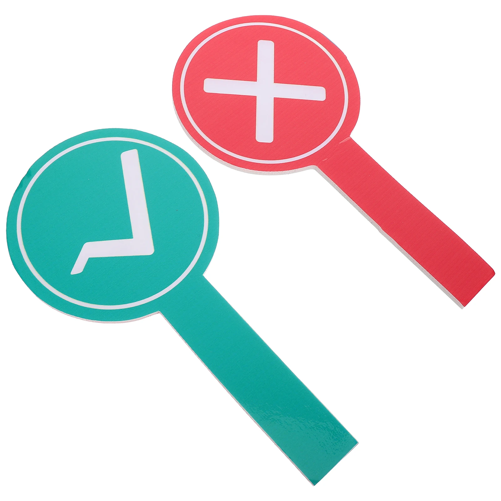 2Pcs Handheld Scoreboards Dualsided RedXGreenCheck KTBoard VotingTools ClassroomTeaching Aids Events Lightweight Portable
2Pcs Handheld Scoreboards Dualsided RedXGreenCheck KTBoard VotingTools ClassroomTeaching Aids Events Lightweight Portable