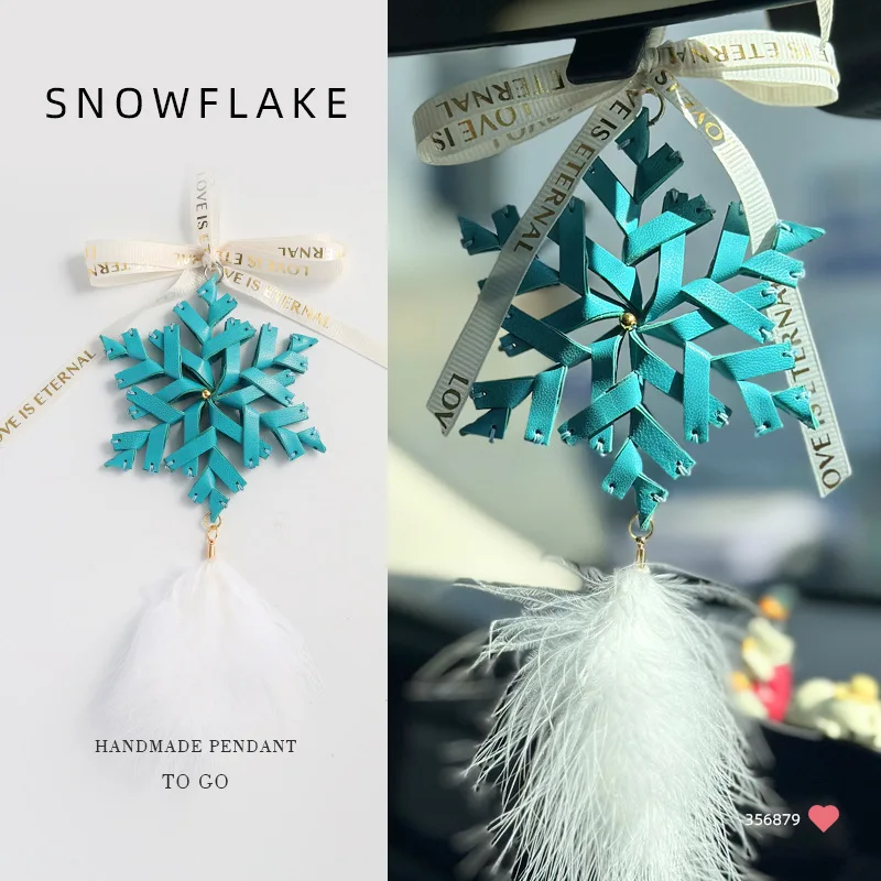 Original Design Purely Handmade Cowhide Leather Snowflake Car Keychain Decoration, Bag Pendant, Exquisite Bag Accessories
Original Design Purely Handmade Cowhide Leather Snowflake Car Keychain Decoration, Bag Pendant, Exquisite Bag Accessories