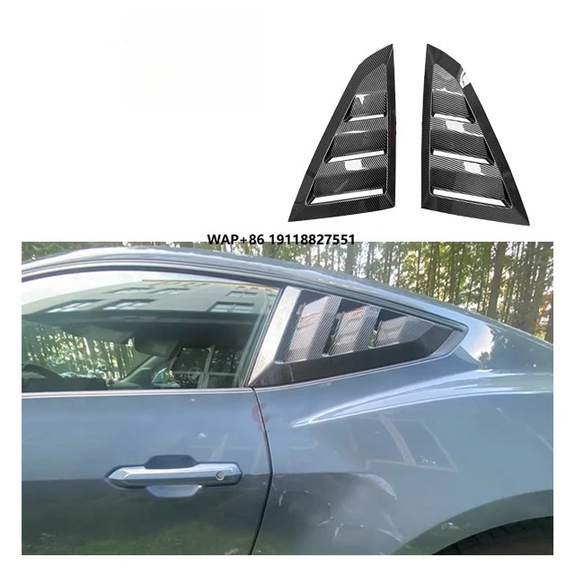 Carbon Side Louvers for Mustang 2024 Body Kit Carbon Fiber Rear Side Windows Louvers
Carbon Side Louvers for Mustang 2024 Body Kit Carbon Fiber Rear Side Windows Louvers