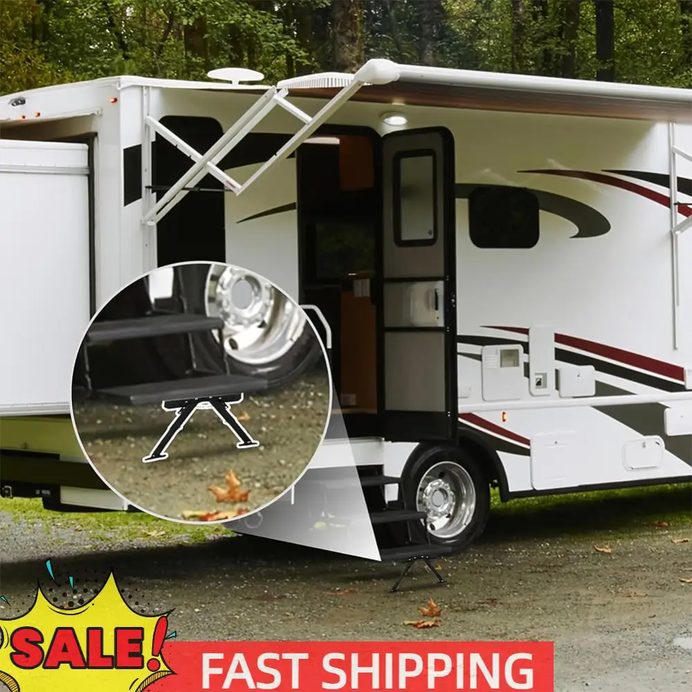 RV Folding Foot Stabilizer Adjustable Foldable Ground Support Jacks RV Entry Steps Stabilizer for RV Travel Trailers Motorhomes
RV Folding Foot Stabilizer Adjustable Foldable Ground Support Jacks RV Entry Steps Stabilizer for RV Travel Trailers Motorhomes