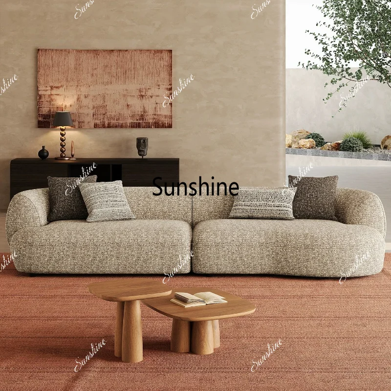 Cotton and linen simple luxury curved large flat-layer living room fabric sofa
Cotton and linen simple luxury curved large flat-layer living room fabric sofa