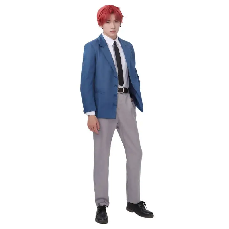 WENAM IN STOCK Anime DAN DA DAN Enjouji Jin Cosplay Costume Uniform Set Outfit with Tie Belt and Earrings for Halloween Party 
WENAM IN STOCK Anime DAN DA DAN Enjouji Jin Cosplay Costume Uniform Set Outfit with Tie Belt and Earrings for Halloween Party
