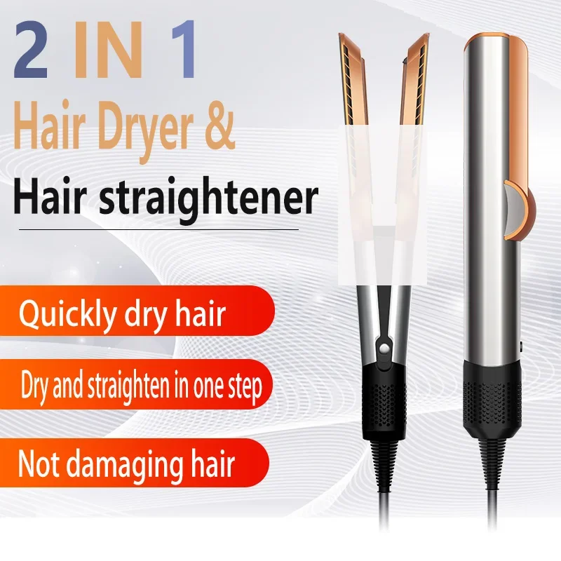 2 IN 1 Professional Hair Straightener & Hair Dryer Negative Ion Iron Long Lasting Styling Tool Wet and Dry Straightener
2 IN 1 Professional Hair Straightener & Hair Dryer Negative Ion Iron Long Lasting Styling Tool Wet and Dry Straightener