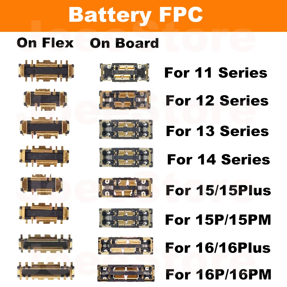 5pcs Battery FPC Connector For iPhone X XS XR 11 12 13 14 15 16 Pro Max 8 Plus Inner Battery FPC Clip Plug Flex Cable Parts
5pcs Battery FPC Connector For iPhone X XS XR 11 12 13 14 15 16 Pro Max 8 Plus Inner Battery FPC Clip Plug Flex Cable Parts