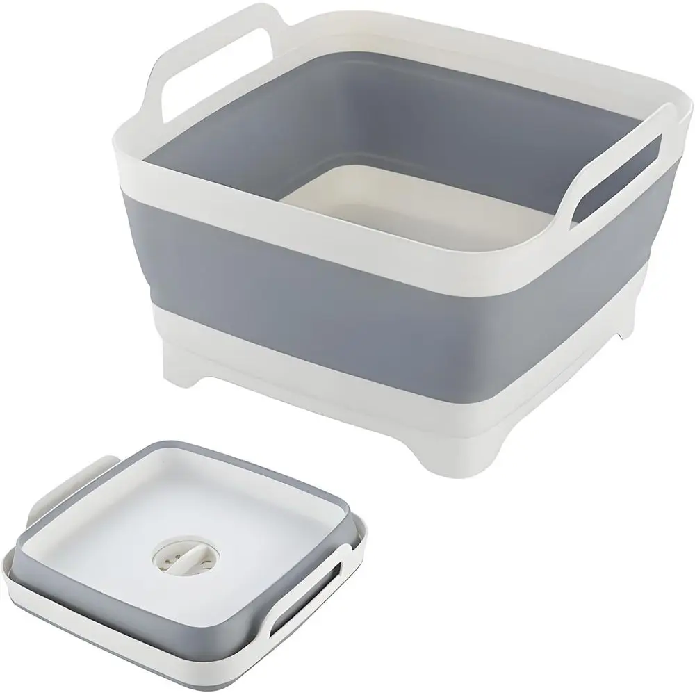 Collapsible Dish Basin with Drain Plug, 9L 2.4 Gallon Portable Wash Basin Dishpan Space Saving Dish Washing Tub Kitchen Storage
Collapsible Dish Basin with Drain Plug, 9L 2.4 Gallon Portable Wash Basin Dishpan Space Saving Dish Washing Tub Kitchen Storage