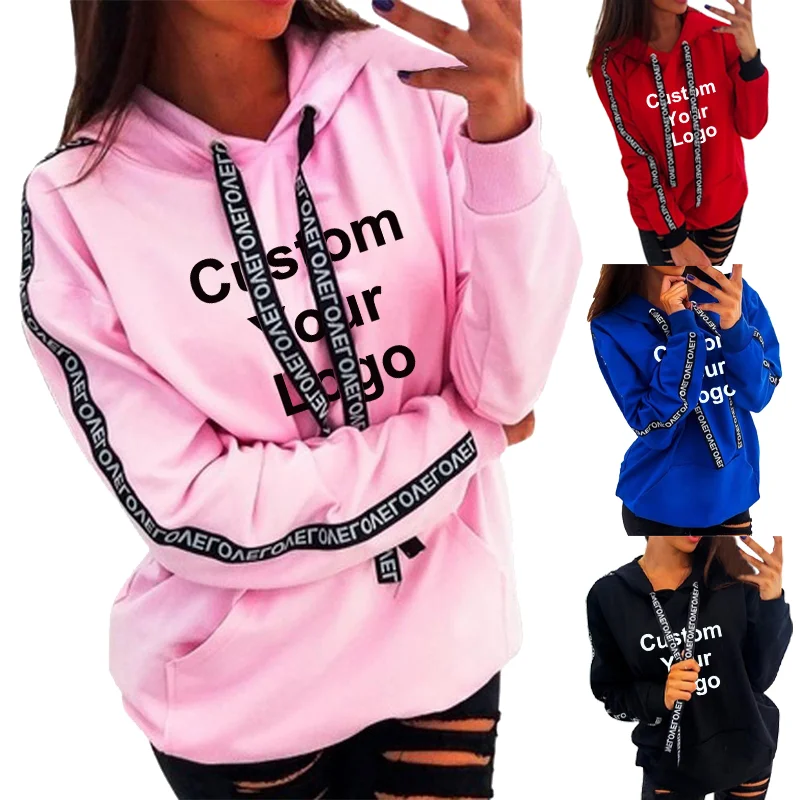Casual Long Sleeve Custom Your Logo Pullover Tops Streetwear Sweatshirt Women Hoodie Outdoor Sport Sweater Clothes for Women
Casual Long Sleeve Custom Your Logo Pullover Tops Streetwear Sweatshirt Women Hoodie Outdoor Sport Sweater Clothes for Women