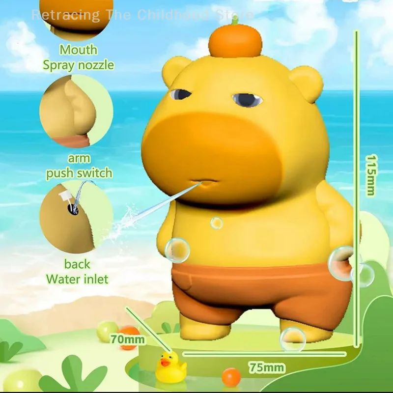 Водяные пистолеты Kawaii Capybara Lulu, летние игрушки, милый мультяшный уличный водяной брызговик, двор, вечеринка у бассейна, пляжная игра, детский маленький водяной пистолет
Водяные пистолеты Kawaii Capybara Lulu, летние игрушки, милый мультяшный уличный водяной брызговик, двор, вечеринка у бассейна, пляжная игра, детский маленький водяной пистолет