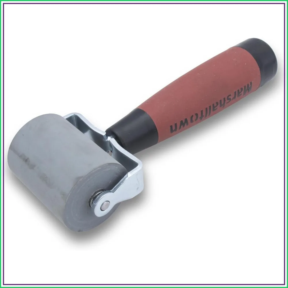 2 Inch Flat Seam Roller for Paint and Wallcovering, Solid Rubber, Ergonomic Handle
2 Inch Flat Seam Roller for Paint and Wallcovering, Solid Rubber, Ergonomic Handle