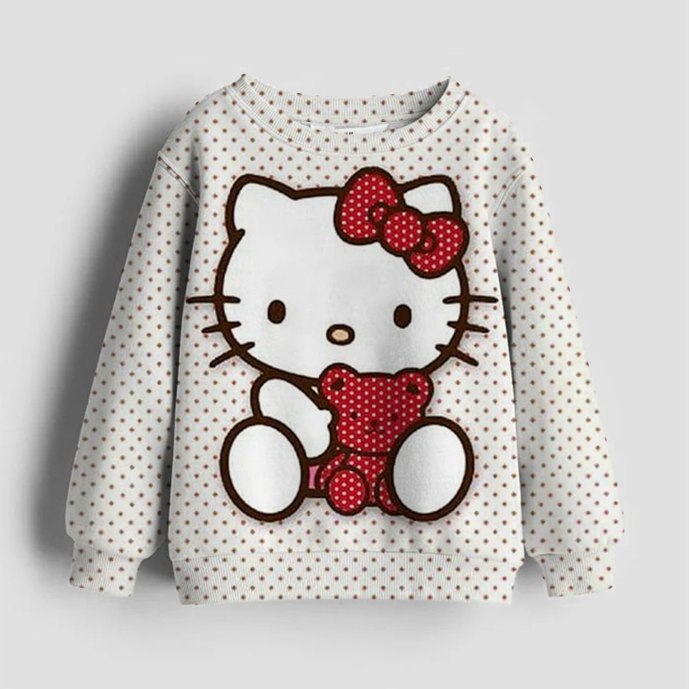 2025 детская толстовка с принтом Hello Kitty Kuromi для девочек, чистый хлопок, детский топ с круглым вырезом и круглым вырезом для девочек, пуловеры для маленьких девочек
2025 детская толстовка с принтом Hello Kitty Kuromi для девочек, чистый хлопок, детский топ с круглым вырезом и круглым вырезом для девочек, пуловеры для маленьких девочек