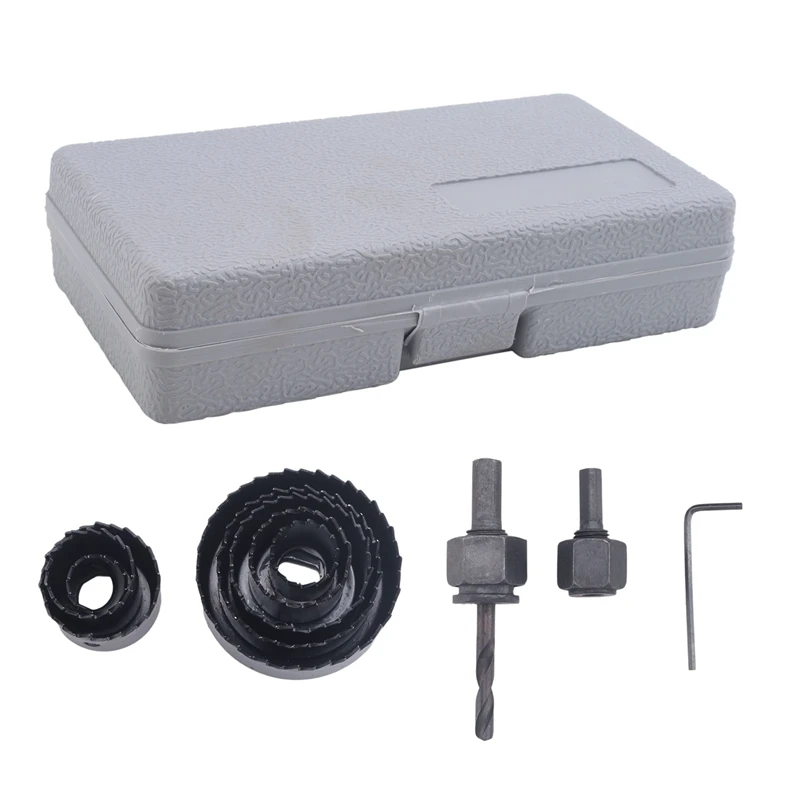 A96I-11Pcs Hole Saw Cutting Set Kit Drilling Tool Wood Metal Cutter 19-64Mm High Quality Mandrels Saws Core Drill Bits Woodworki
A96I-11Pcs Hole Saw Cutting Set Kit Drilling Tool Wood Metal Cutter 19-64Mm High Quality Mandrels Saws Core Drill Bits Woodworki