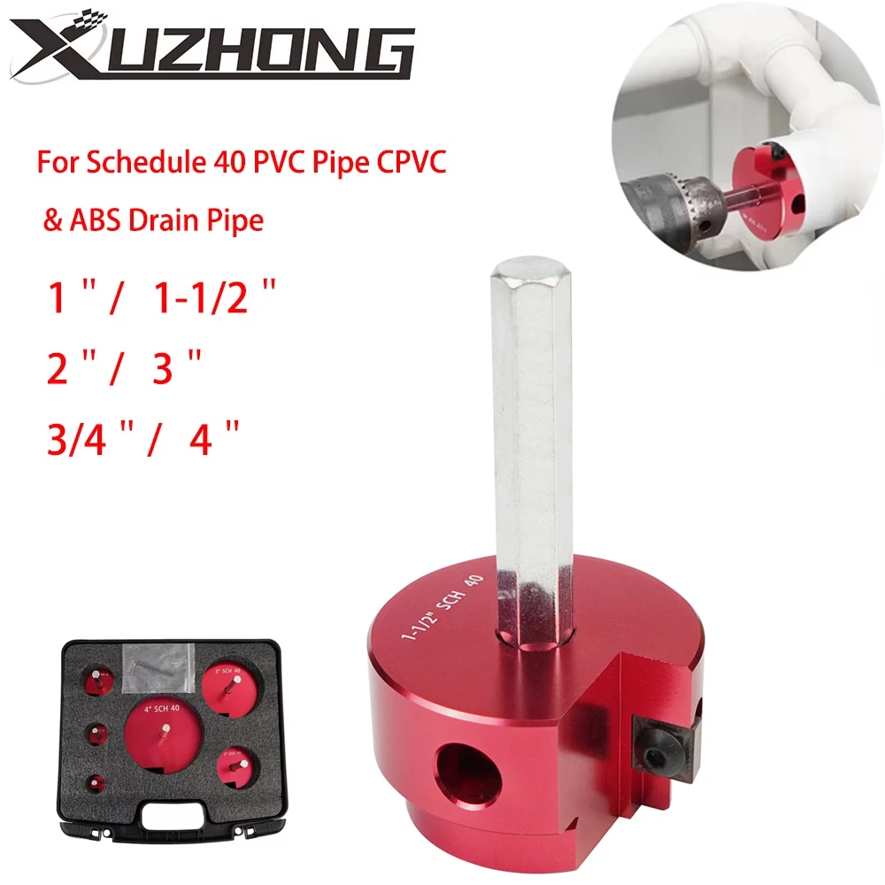 3/4" 1" 1-1/2" 2" 3" 4" PPR200 Развертка для ПВХ-труб для расписания 40 ПВХ-труб для сливной трубы из АБС-пластика с шестигранным валом 3/8 дюйма
3/4" 1" 1-1/2" 2" 3" 4" PPR200 Развертка для ПВХ-труб для расписания 40 ПВХ-труб для сливной трубы из АБС-пластика с шестигранным валом 3/8 дюйма