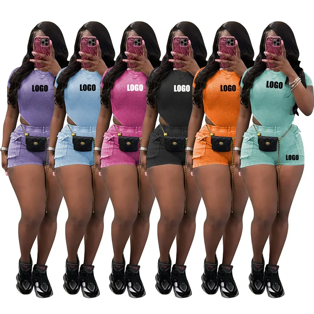 Custom LOGO 2024 European and American New Women's Casual Washed Old One Piece Top and Shorts Set
Custom LOGO 2024 European and American New Women's Casual Washed Old One Piece Top and Shorts Set