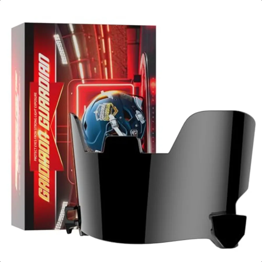 Elite Black Football Visor AntiScratch Polycarbonate Lens MilitaryGrade Durability Universal Fit for Adult Youth Helmets 
Elite Black Football Visor AntiScratch Polycarbonate Lens MilitaryGrade Durability Universal Fit for Adult Youth Helmets