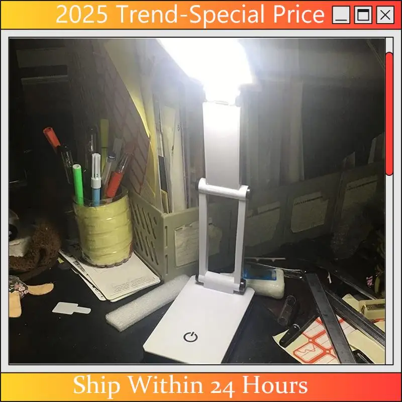 AA64 Super Bright COB LED Portable Desk Lamp Foldable Press Sensitive Control Battery And USB Powered (No Battery)
AA64 Super Bright COB LED Portable Desk Lamp Foldable Press Sensitive Control Battery And USB Powered (No Battery)