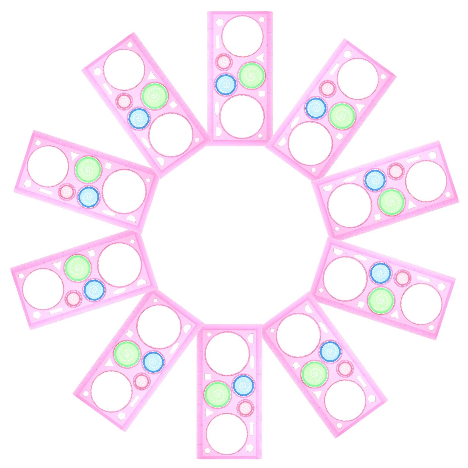 10Pcs Drawing Template Set Creative Kids Art Design Kit for Beautiful Pattern Making Painting Activity Fun
10Pcs Drawing Template Set Creative Kids Art Design Kit for Beautiful Pattern Making Painting Activity Fun