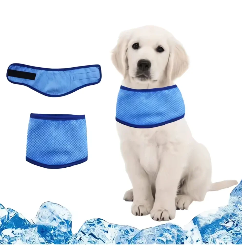 Dog Ice Bandana Cooling Dog Neck Cooler Breathable Dog Collar Bandanas Heat Dissipation Triangle Scarfs Pet Cooling Collars
Dog Ice Bandana Cooling Dog Neck Cooler Breathable Dog Collar Bandanas Heat Dissipation Triangle Scarfs Pet Cooling Collars