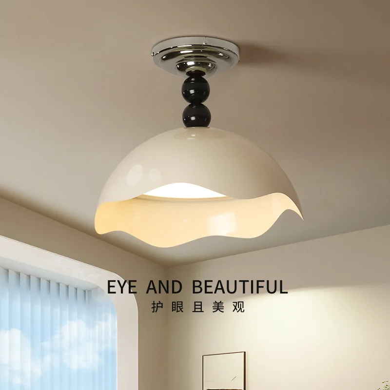 Eggshell antique bedroom light ceiling light girl style ins master bedroom advanced room
Eggshell antique bedroom light ceiling light girl style ins master bedroom advanced room