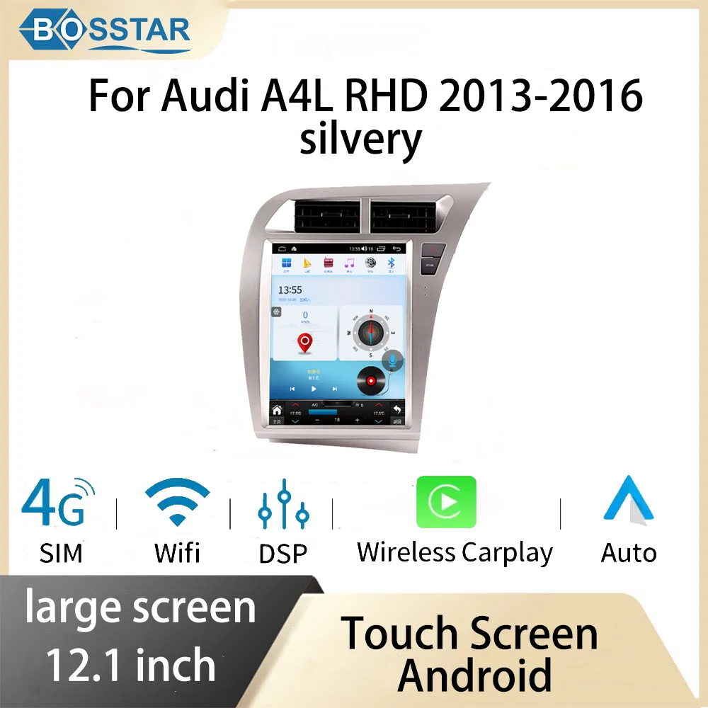 Android Tesla Screen For Audi A4L 2013-2016 Car GPS Navigation Auto Stereo Head Unit Multimedia Player Radio Navi Tape
Android Tesla Screen For Audi A4L 2013-2016 Car GPS Navigation Auto Stereo Head Unit Multimedia Player Radio Navi Tape