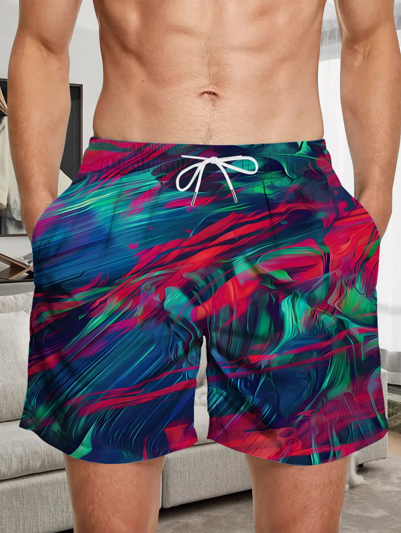 Mens Water Sports Shorts Full Digital Print Quick Dry Polyester Anti-sand Pants
Mens Water Sports Shorts Full Digital Print Quick Dry Polyester Anti-sand Pants