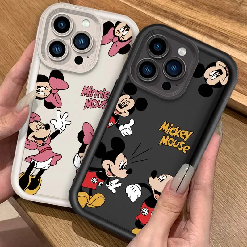 Fashion Mickey Mouse Minnie Phone Case For Apple iPhone 16 15 14 13 12 11 Pro Max Plus Eye Ladder Soft TPU Silicone Cover
Fashion Mickey Mouse Minnie Phone Case For Apple iPhone 16 15 14 13 12 11 Pro Max Plus Eye Ladder Soft TPU Silicone Cover