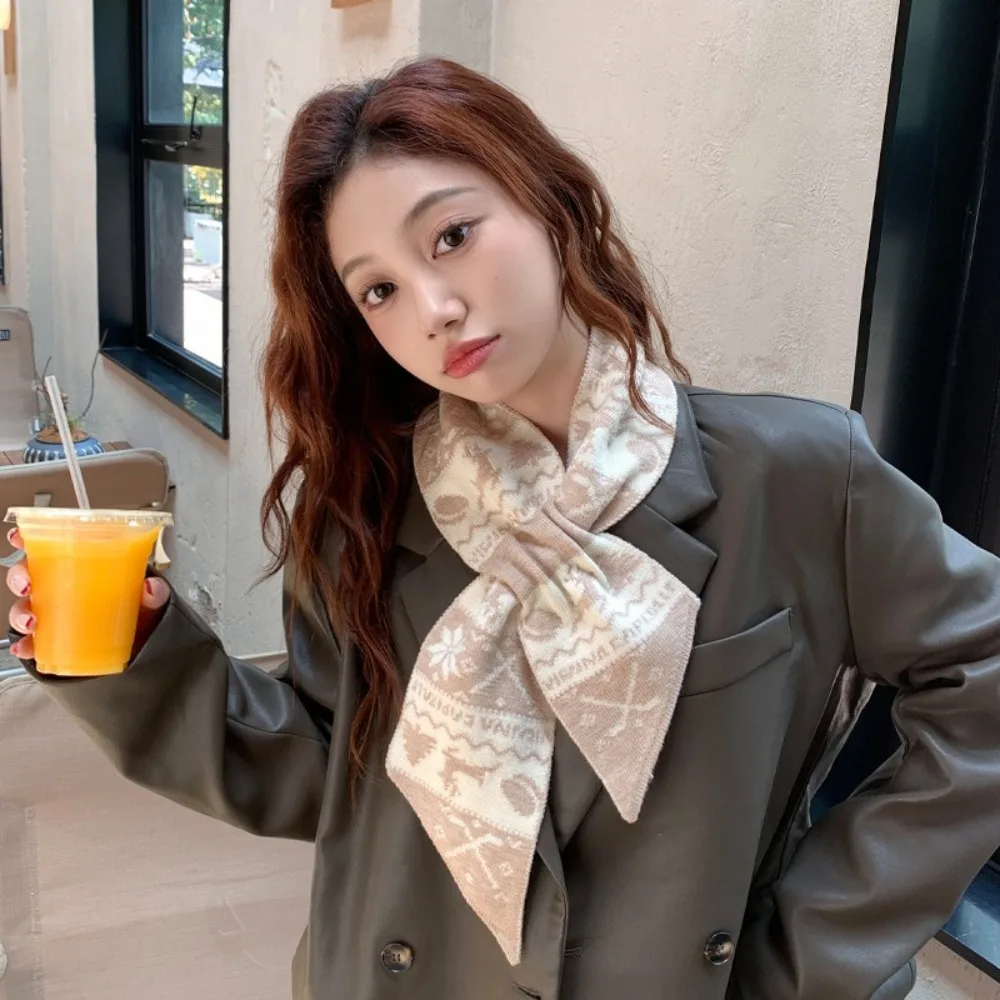 Cute Deer Winter Knitted Scarves Jacquard Korean Style Women Scarf Crochet Bow Tie Woolen Neckerchiefs Gifts
Cute Deer Winter Knitted Scarves Jacquard Korean Style Women Scarf Crochet Bow Tie Woolen Neckerchiefs Gifts
